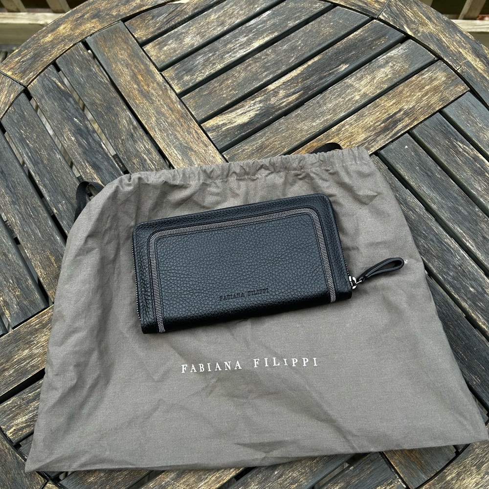 Fabiana Filippi Black Wallet
